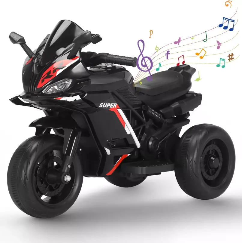 [117470] Mini Moto Eléctrica Recargable HoneyWhale BDQ-6688 (Negro)