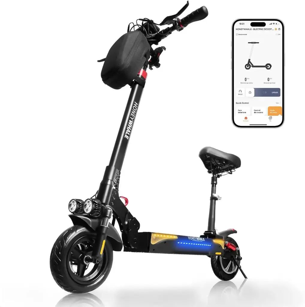 [117100] Scooter Electrico Honeywhale T4B (Negro)