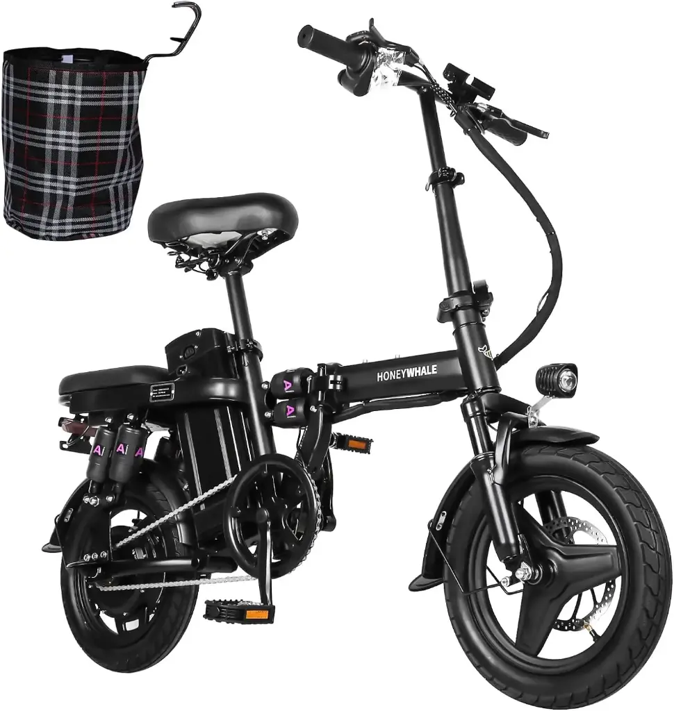 [117295] Bicicleta plegable HoneyWhale S6 Pro S (Negro)