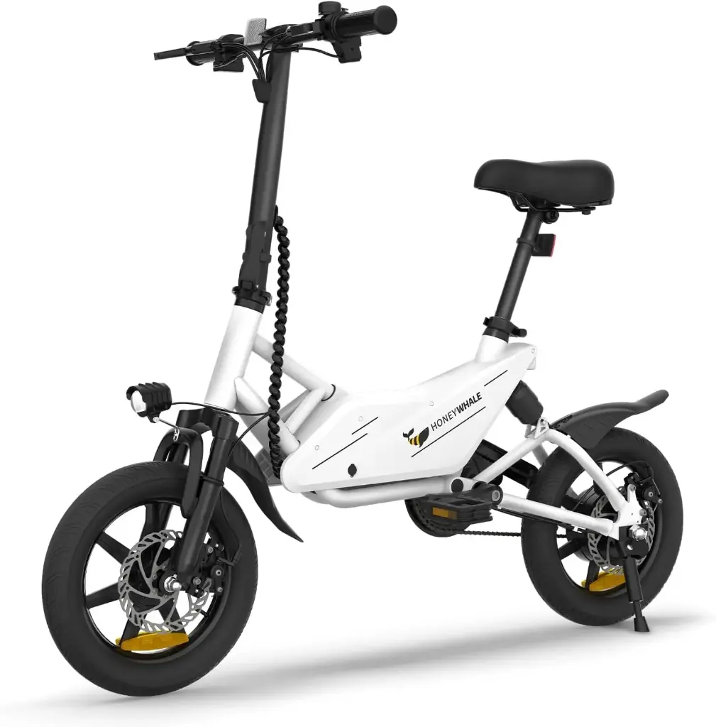 [117319] Bicicleta Electrica HoneyWhale S4 Blanco