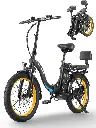 Bicicleta Electrica Plegable HoneyWhale BW 02 Amarillo