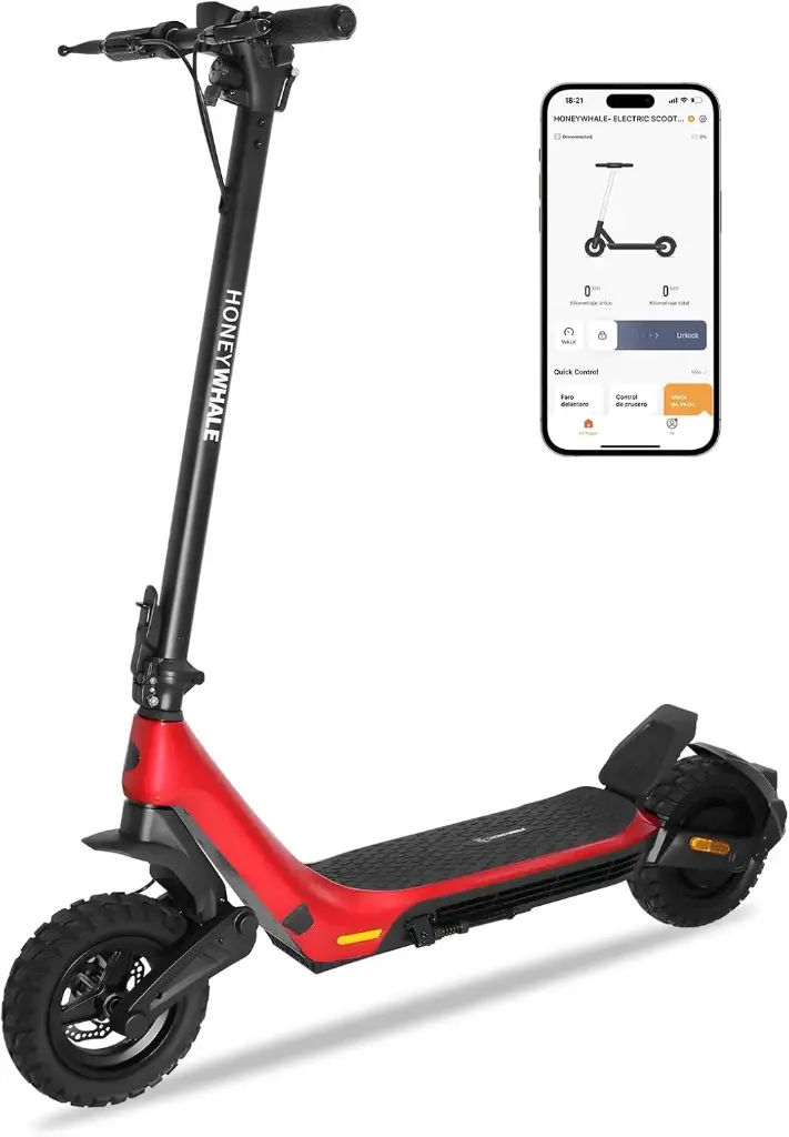 Scooter Electrico HoneyWhale T1 (Negro)