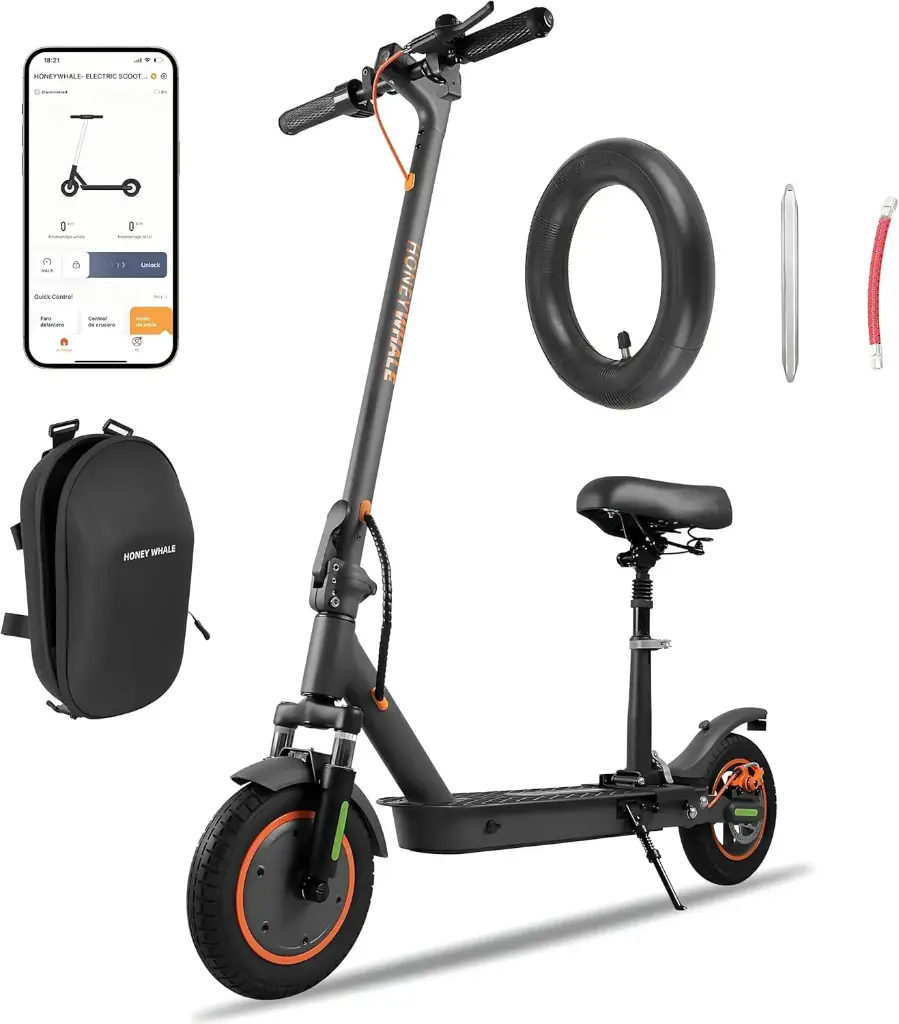 Scooter Electrico Honeywhale M2 MAX B (Negro)