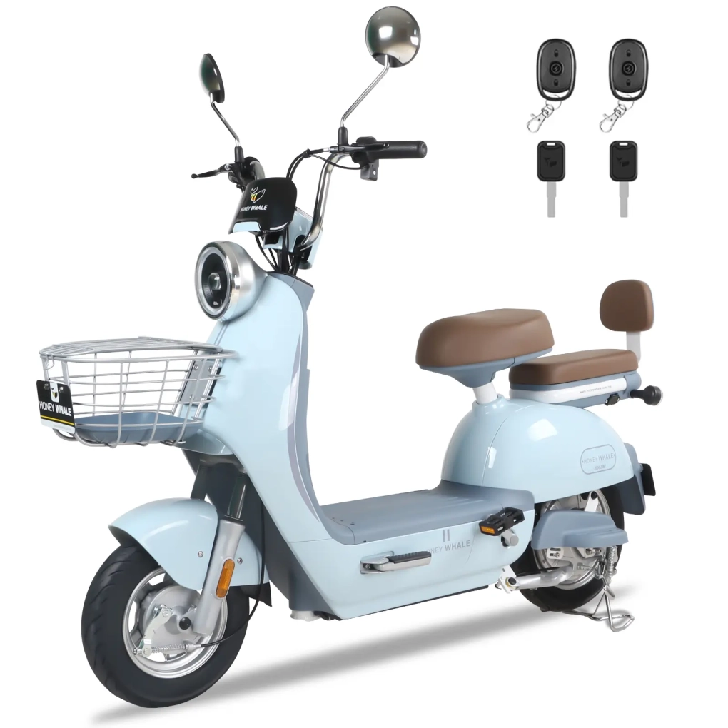 Motobici Electrica Honey Whale UNA (Azul)