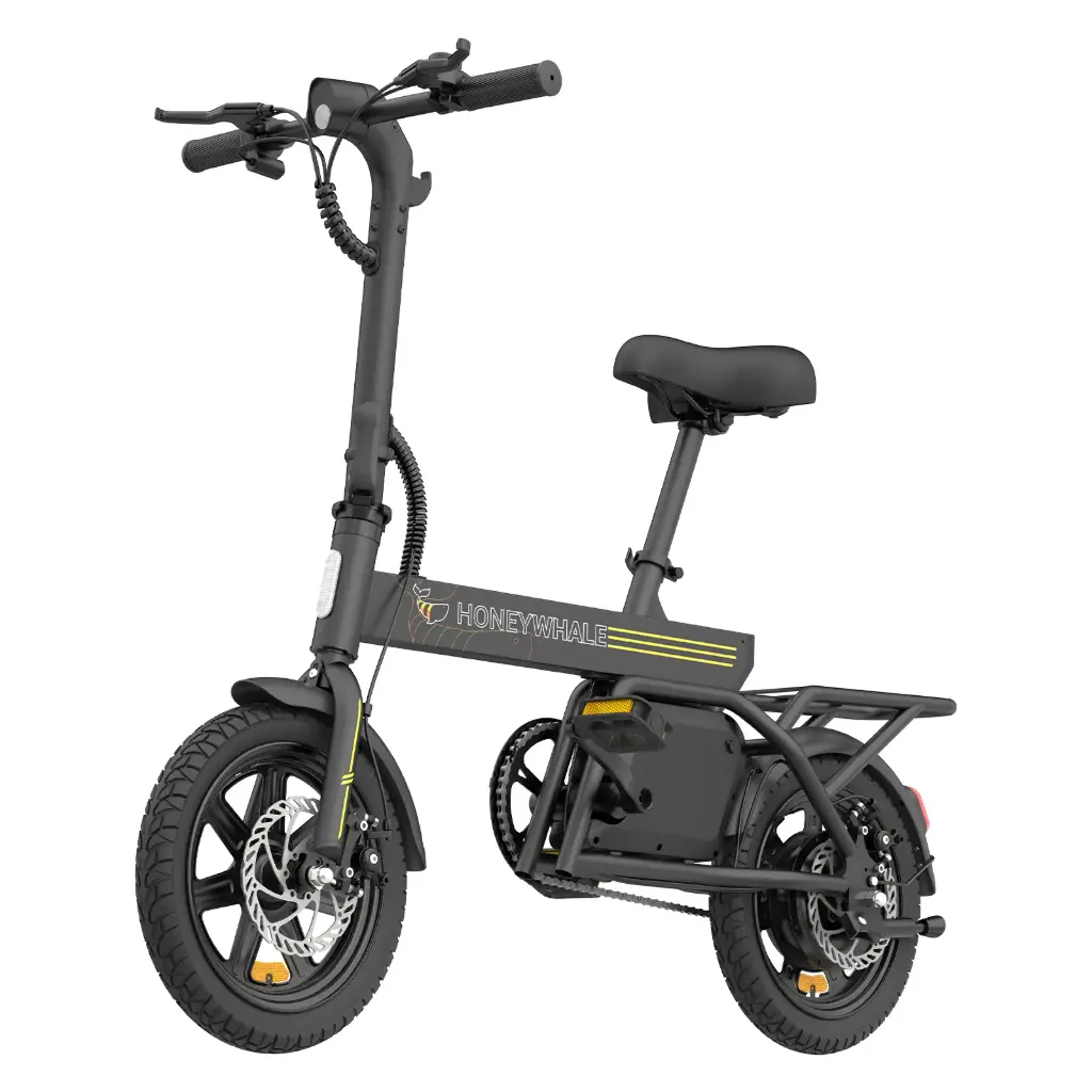 [126731] Bicicleta Eléctrica Plegable Honey Whale B20 (Negro)