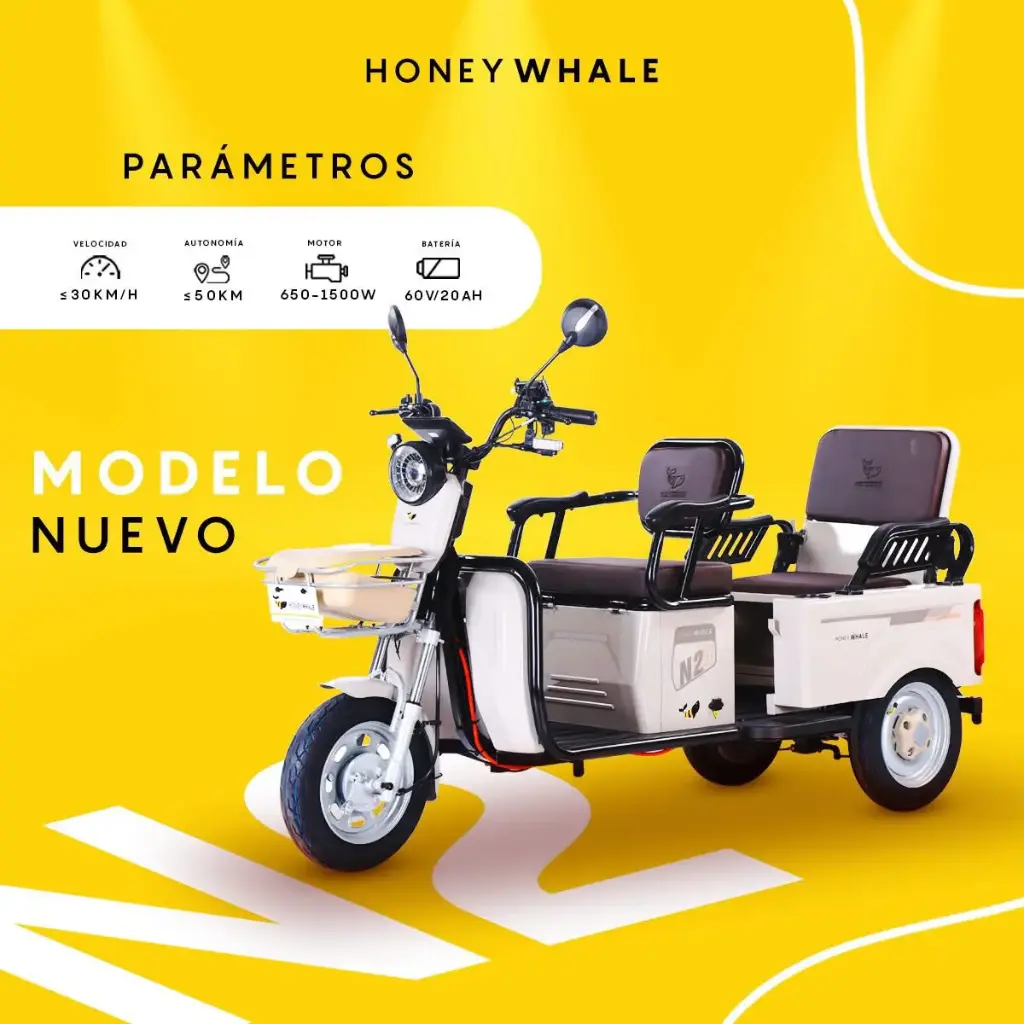 [127733] MotoBici Eléctrica HoneyWhale HN-N2 (Rojo)