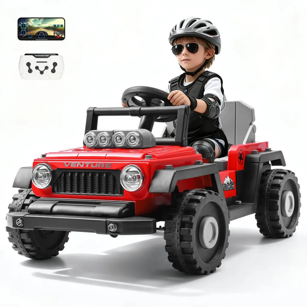  Montable Eléctrico Infantil Honey Whale BDQ-808 (Rojo)