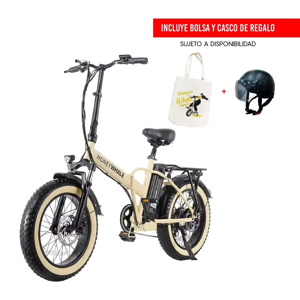 Bicicleta Electrica Plegable Honey whale F6 