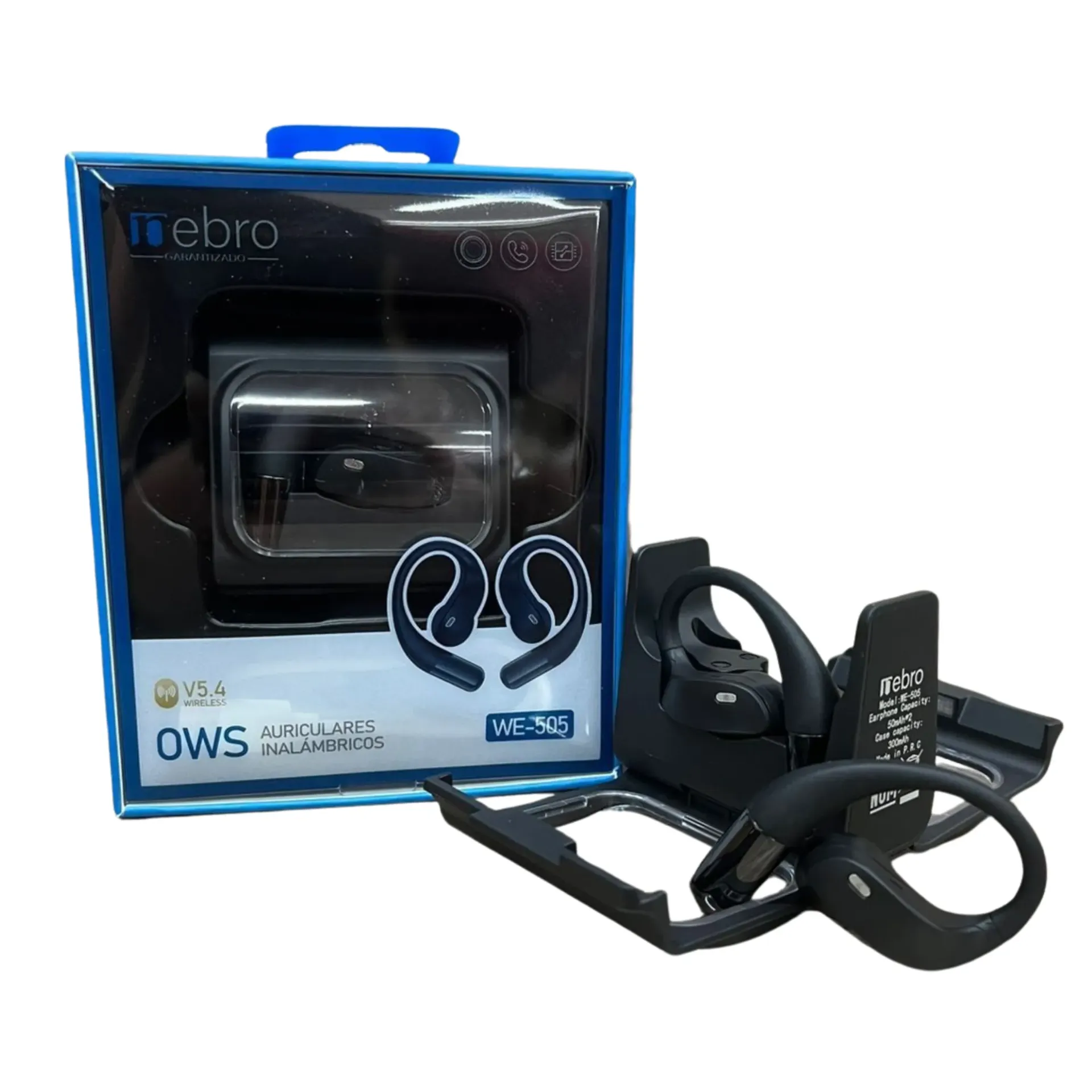 [129477] MANOS LIBRES NEBRO WE-505 V5.4 40MAH (Negro)