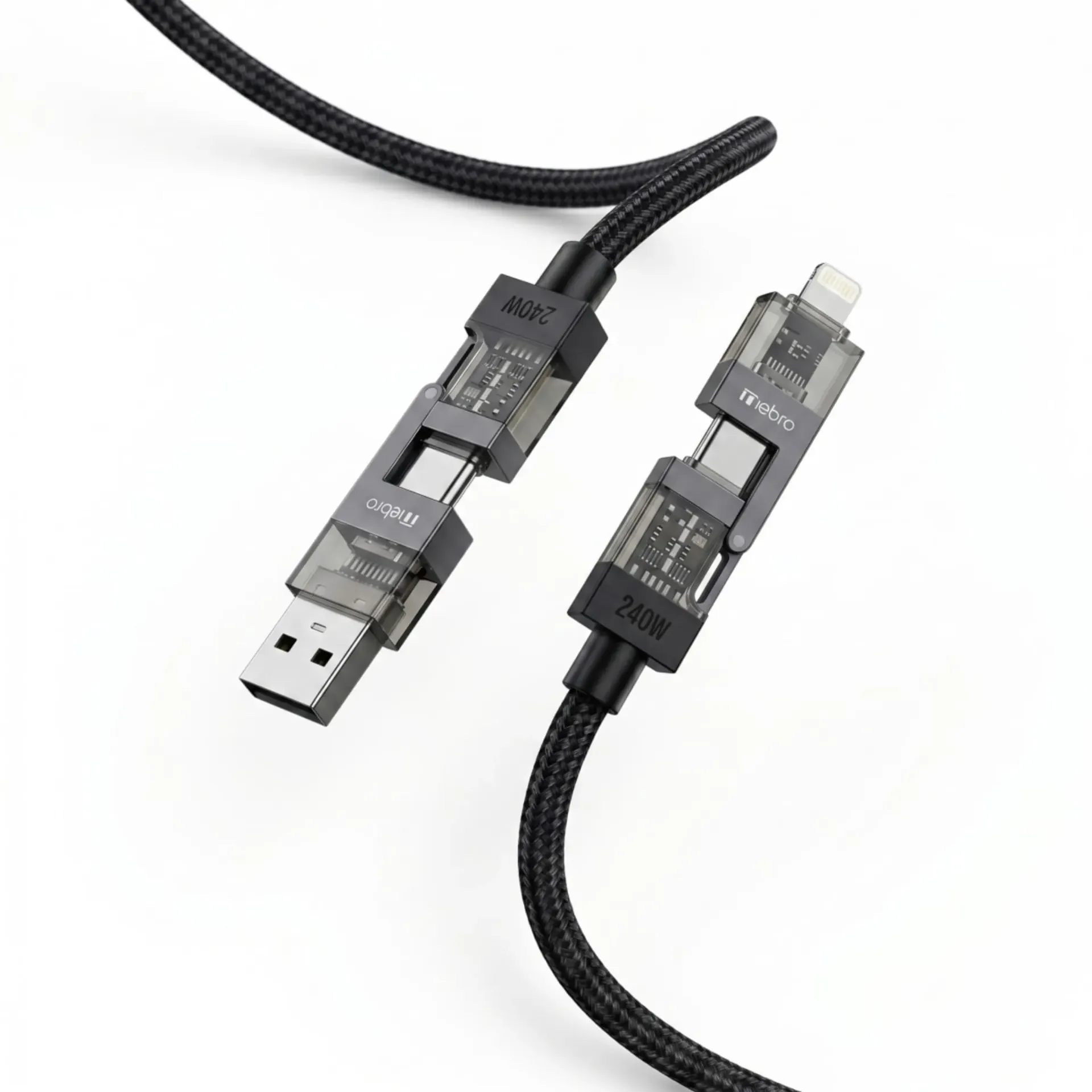 CABLE NEBRO WD-310 DATOS 4 EN 1 240W 1.2M