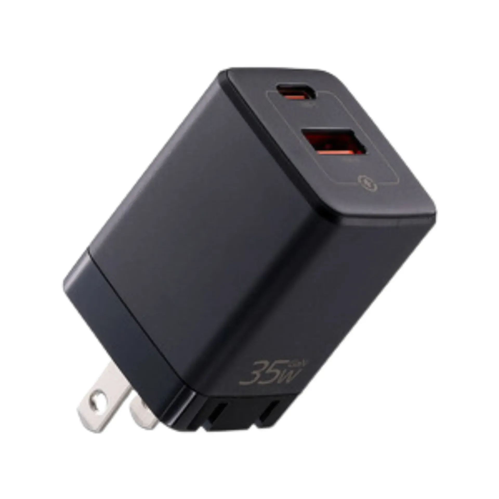 CARGADOR NEBRO CUBO VGA-035 USB-A / TIPO-C GAN PD 2 PUERTOS 35W